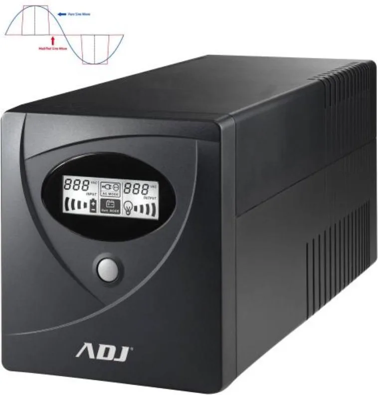 ADJ 650-01005 UPS 1 KVA Desktop Line Serie Int.Server 4*IEC+RJ11-45 LCD CBS