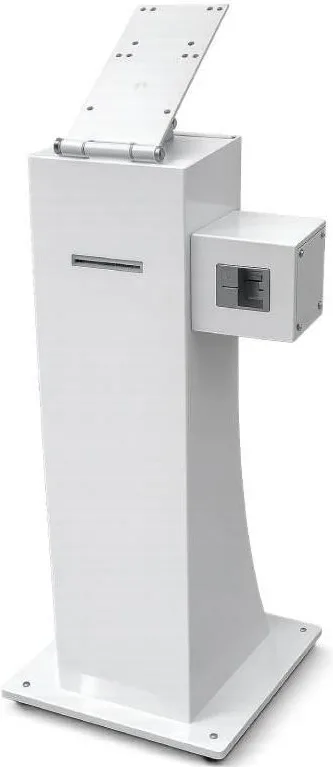 ADJ totem freestanding singola faccia modello Vela Print 2255 movimento tilt flip digital signage Bianco