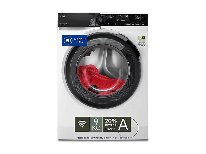 AEG LR9H96CBS Lavatrice Carica Frontale 9 KG 1600 Giri/min Classe A (Bianco)