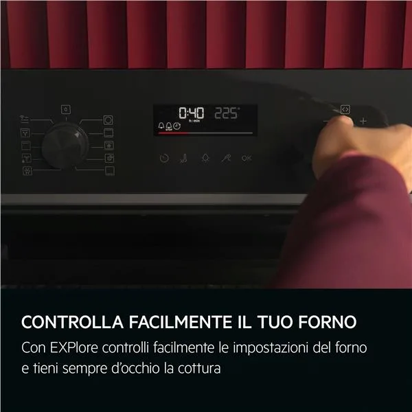AEG TU5AB42SM Forno da Incasso 72 Litri Classe A+ (Acciaio Inox)