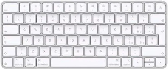 Apple magic keyboard tastiera wireless universale bluetooth + usb-c qwerty italiano bianco