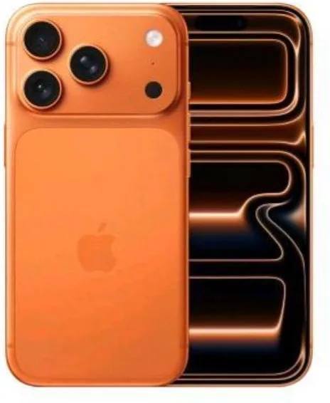 Apple MG8H4ZD-A iPhone 17 Pro Smartphone 6.3'' OLED 256 GB A19 Pro 5G Tripla Cam 48 MP iOS 26 colore Arancione Cosmico