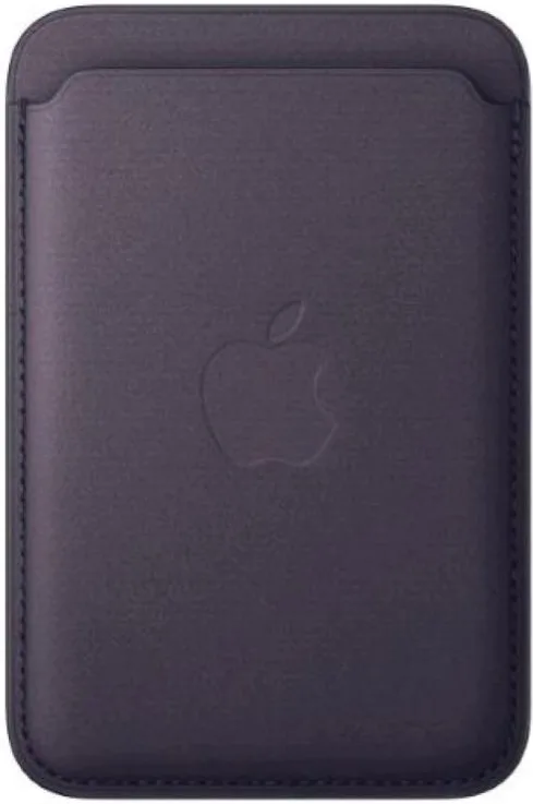 Apple portafoglio magsafe in tessuto finewoven per iphone/carte di credito midnight purple