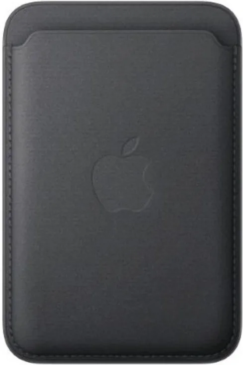 Apple portafoglio magsafe in tessuto finewoven per iphone/carte di credito nero