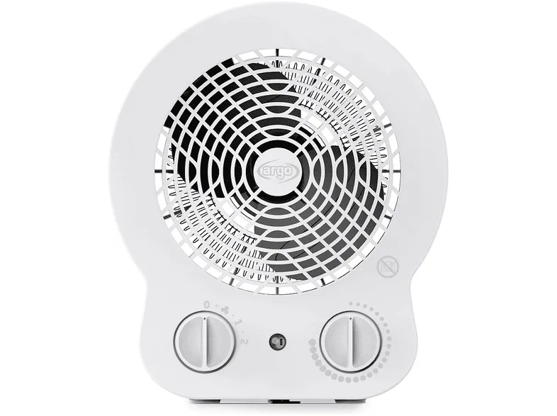 Argo Dori Ice Termoventilatore 2000W 2 Livelli di Potenza Termostato Regolabile Ventilazione Estiva colore Bianco