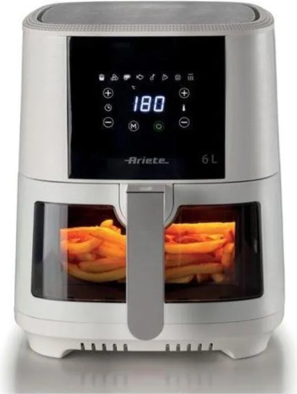 Ariete Airy Fryer 4626-03 Friggitrice ad Aria 6 Litri 1300 W (Bianco)