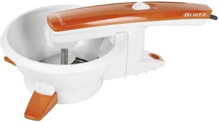 Ariete passÃ¬ orange 2.0 261 passaverdure elettrico 3 dischi in dotazione smontabile e lavabile in lavastoviglie 25w bianco-arancione