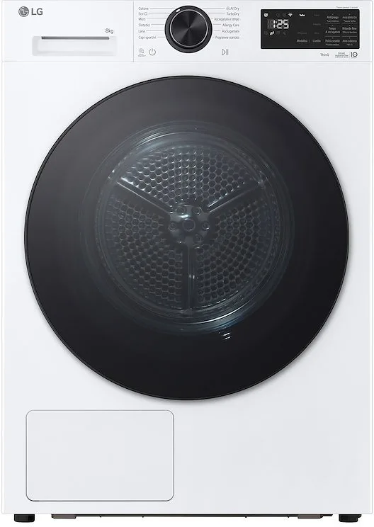LG RHX7010TLB Asciugatrice a Pompa di Calore 10 KG Classe C (Bianco)