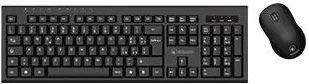 Atlantis Land P013-AX280G+M Basic Tastiera + Mouse Wireless QWERTY Italiano (Nero)