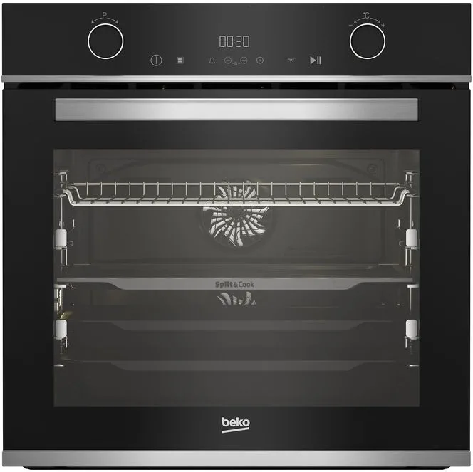 Beko 7768287623 bPRO500 Forno da incasso multifunzione 72 L Classe A+ SplitandCook AeroPerfect (59.4x56.7x59.5 cm) colore Acciaio inox
