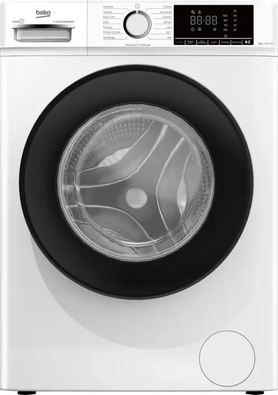 Beko BMX7126DB Lavatrice Carica Frontale 7 KG 1200 Giri/min Classe A (Bianco)