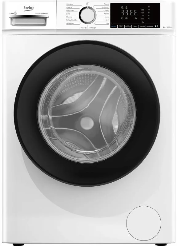 Beko BMX8126DB Lavatrice Carica Frontale 8 KG 1200 Giri/min Classe A (Bianco)