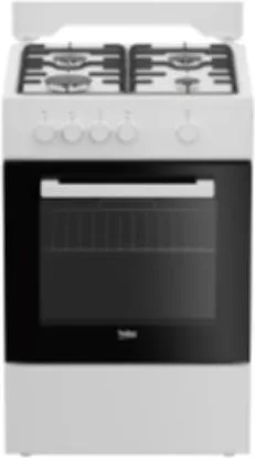 Beko FSG522DWC Cucina a Gas 4 Fuochi 55 Litri (Bianco)