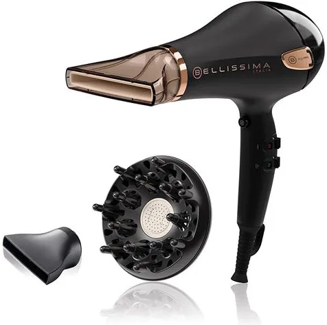 Imetec Ceramic P5 3800 Asciugacapelli 2300 W (Nero)