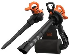 Black and Decker BEBLV290 Soffiatore Aspiratore Trituratore 3 in 1 2900W 390 km-h Sacco 55L colore Nero Arancione