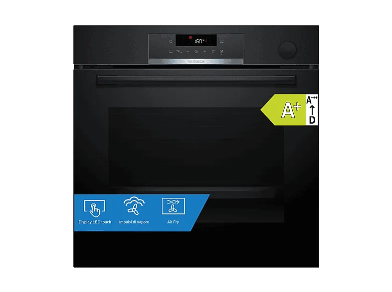Bosch HRG532BB3 Forno da Incasso 71 Litri Classe A+ (Nero)