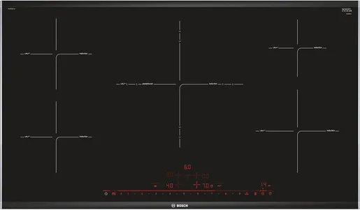 Bosch PIV975DC1E Piano Cottura a Induzione 5 Fuochi 90 cm (Nero)