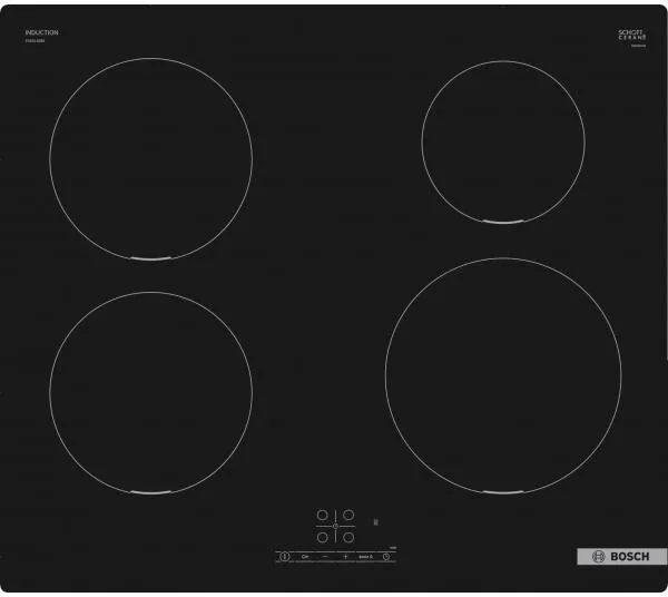 Bosch PUE611BB5D Piano Cottura a Induzione 4 Fuochi 60 cm (Nero)