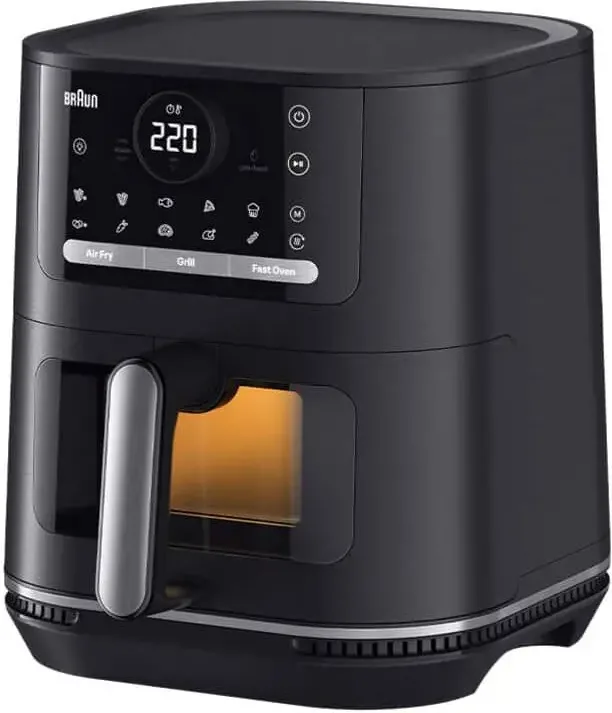 Braun Hf 5075 Friggitrice ad Aria 6 Litri 2000 W (Nero - Grigio)