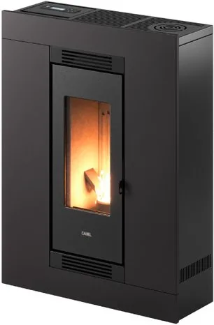 Cadel 7023040 Luce Plus 9 Stufa a Pellet 8.5 kW Classe A+ volume 238 m² colore Antracite