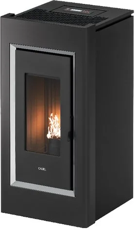 Cadel Prince 11 Stufa a Pellet 10.5 kW Tramoggia 25 Kg 109 m² WiFi Bluetooth colore Antracite