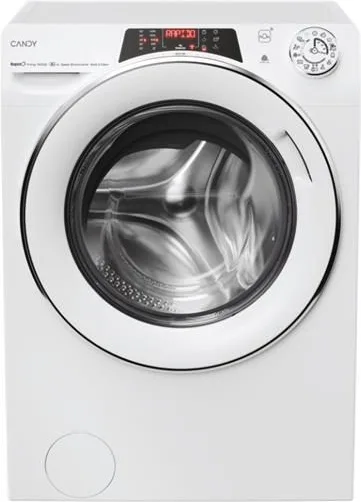 Candy ROW 4966DWMC7-S RapidO Lavasciuga Frontale 9-6 Kg 1400 rpm Classe A Inverter Wi-Fi Vapore (85x60x58 cm) colore Bianco