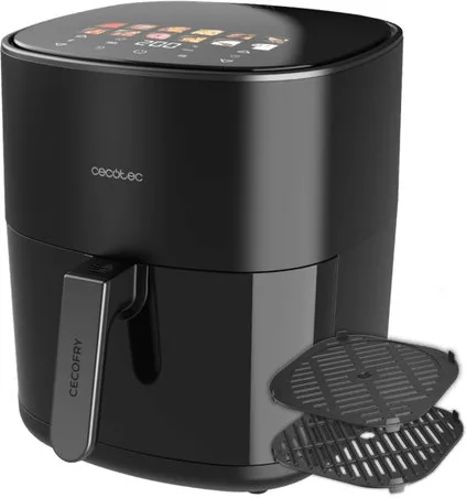Cecotec A01 EU01 100500 Cecofryandgrill Friggitrice ad Aria 6,5 Litri 2200 W (Nero)