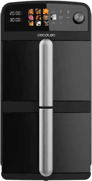Cecotec A90_EU01_109329 Cecofry DuoLevel 10000 Friggitrice ad aria 10 L 2400 W 2 Cestelli 10 Programmi Pannello Touch colore Nero