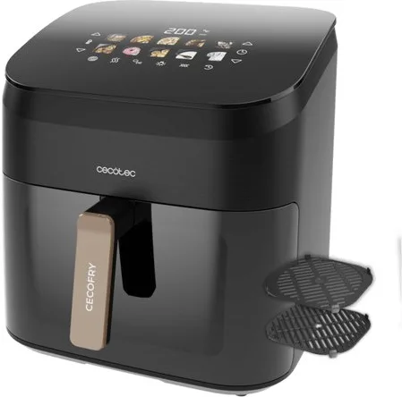 Cecotec Cecofryandgrill Smokin 8500 Friggitrice ad Aria 8.5 Litri 2200 W (Nero)