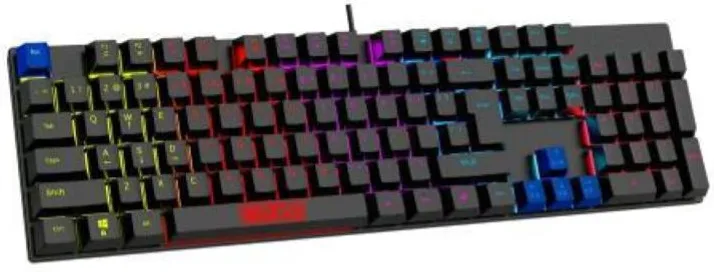Celly meckeybfull sparco collection tastiera gaming rgb 25 tasti anti-ghosting 18 modalita` di illuminazione switch rossi