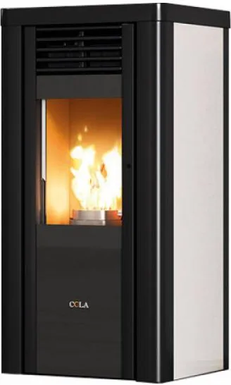 Cola LA23JR0Y Stufa a Pellet (Bianco)
