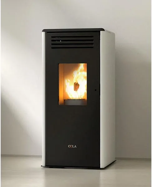 Cola Stufa a Pellet Smart Bianco
