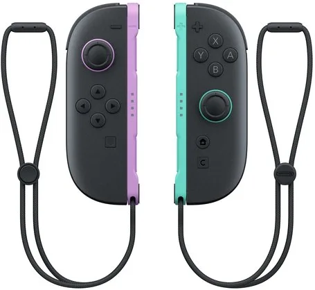 CONTROLLER WIRELESS NINTENDO Set Switch Controller Joy-Con 2, Viola e verde