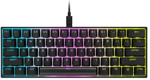 Corsair CH-9194010-IT K65 Rgb Tastiera USB (Nero - Rosso)
