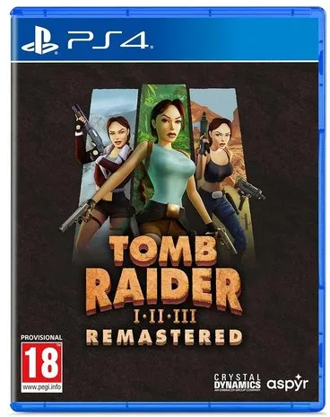 Crystal Dynamics Videogioco Tomb Raider I II III Remastered Starring Lara Croft PlayStation 4 PEGI 16