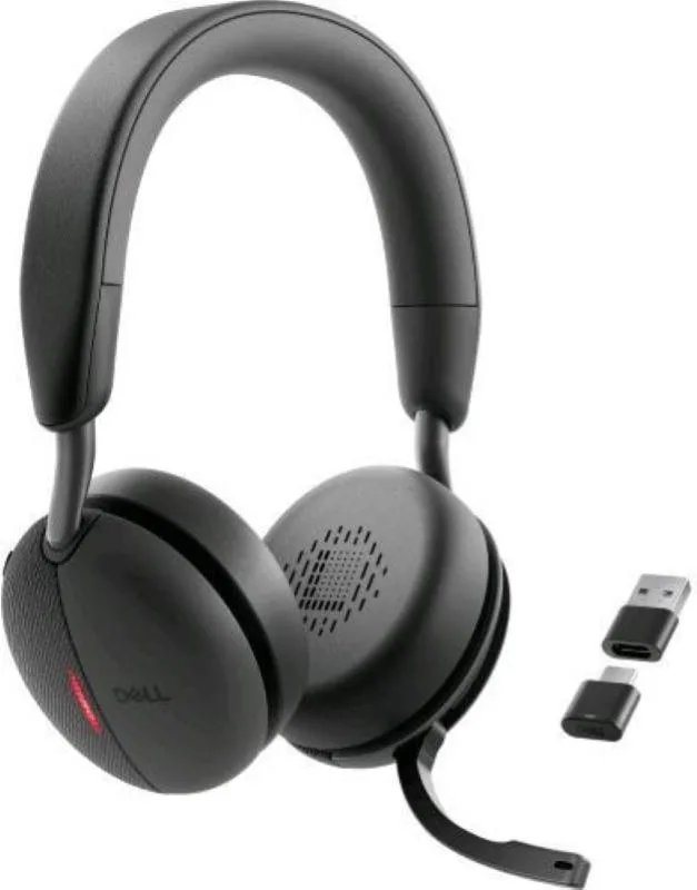 Dell wl5024 pro wired anc headset cuffie con microfono wireless anc cancellazione del rumore nero