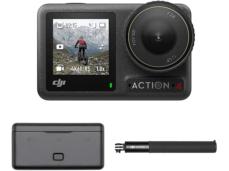 DJI Osmo Action 4 Adventure Combo fotocamera per sport d'azione 4K Ultra HD CMOS Wi-Fi 1,15 kg