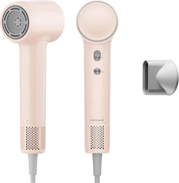 Dreame HDMINIFPK Mini Flow Asciugacapelli 1200 W Ionica 2 velocita' 5 temperature beccuccio lisciante colore Rosa