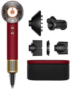 Dyson Asciugacapelli Supersonic Nural Hair Dryer 1600W Red Velvet/Gold
