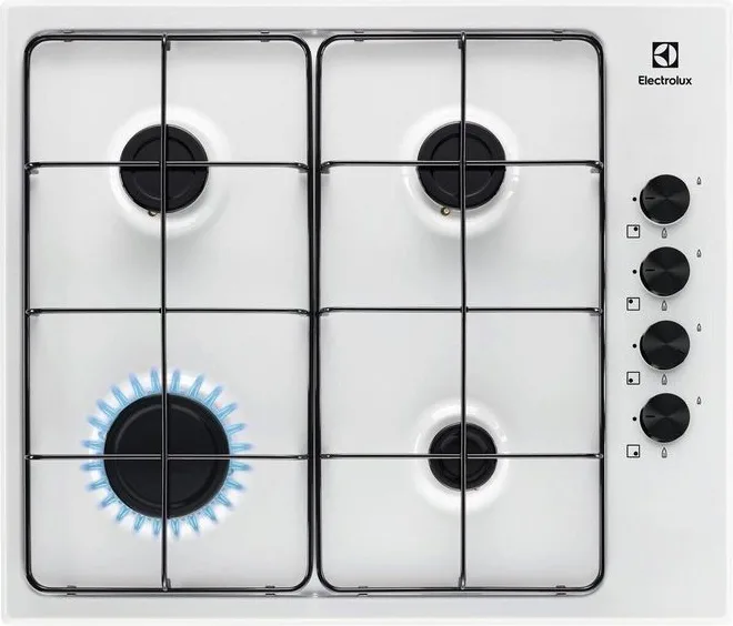 Electrolux KGS6404W Piano Cottura 4 Fuochi 60 cm (Bianco)