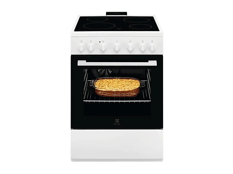Electrolux LKR620066W Cucina a Gas 4 Fuochi 57 Litri Classe A 60 cm (Bianco)