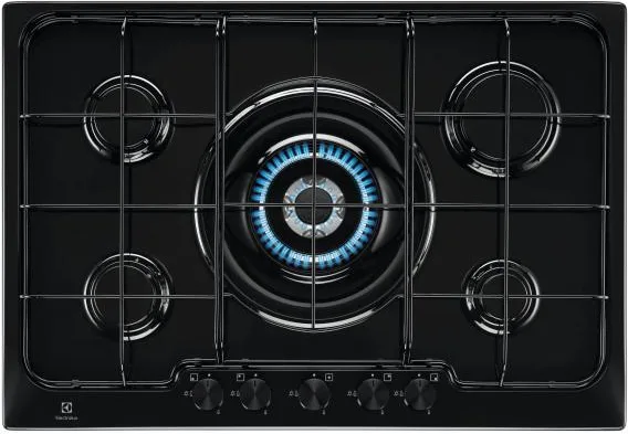 Electrolux PN750UV Piano Cottura a Gas 5 Fuochi 74 cm (Nero)