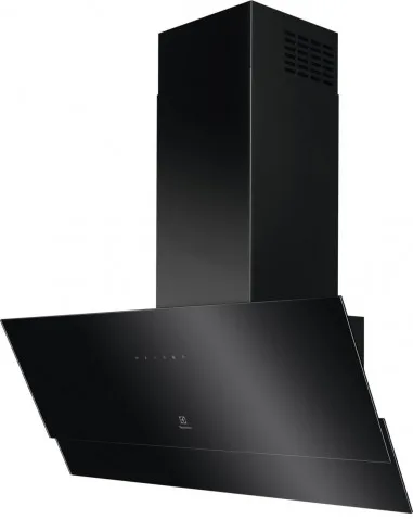 Electrolux Series 600 Hob2hood 90 Cm, Black Cappa Aspirante A Parete Nero 575 M³/h