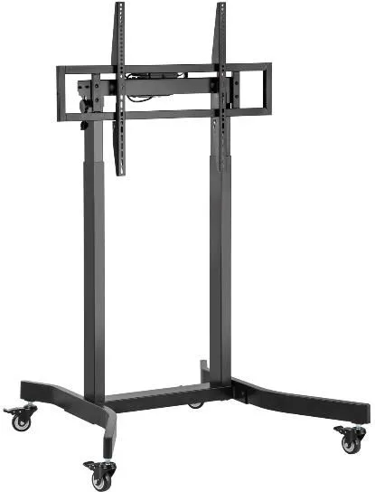 Equip Carrello TV Motorizzato 55-100'' 120kg VESA 800x600 4 Ruote Bloccabili Nero
