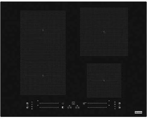 Franke Fma 654 I F Bk Piano Cottura a Induzione 4 Fuochi 65 cm (Nero)