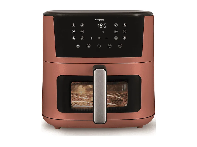 TOGNANA D2DFA10IRROA Friggitrice ad Aria 10 Litri 2200 W (Rosso)