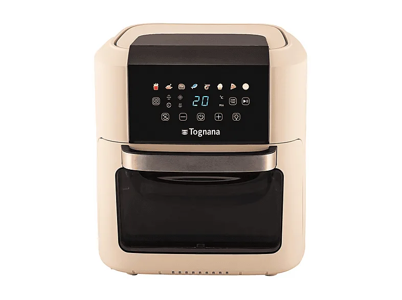 TOGNANA Iridea 11 L Friggitrice ad Aria 11 Litri 2000 W (Nero)