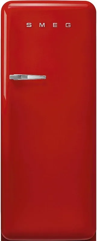 FRIGORIFERO VERTICALE SMEG FAB28RRD6, Capacità netta totale 270 l, Rumorosità: 35 dB(A), Dimensioni: L 60,1 cm A 153 P 72,8 cm, Rosso, Classe C
