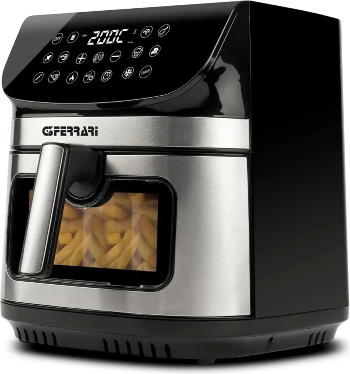 G3 Ferrari G10215 Friggisano Star Friggitrice ad Aria 9 Litri 2200 W (Argento)