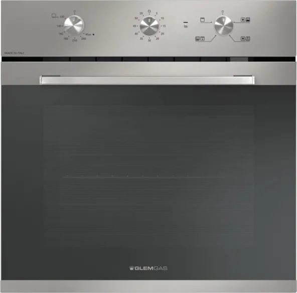 Glem Gas GFXV21IX-S2 Forno Elettrico 63 Litri 1375 W Classe A (Acciaio Inox)